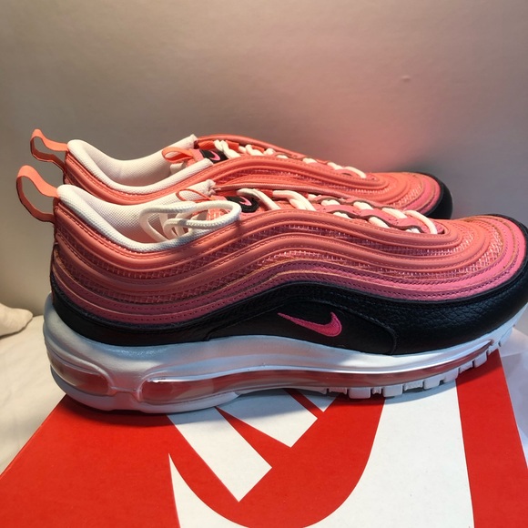 Nike Air Max 97 Pink Glaze Black Size 11 Women’s 9.5 Mens New - Picture 10 of 12